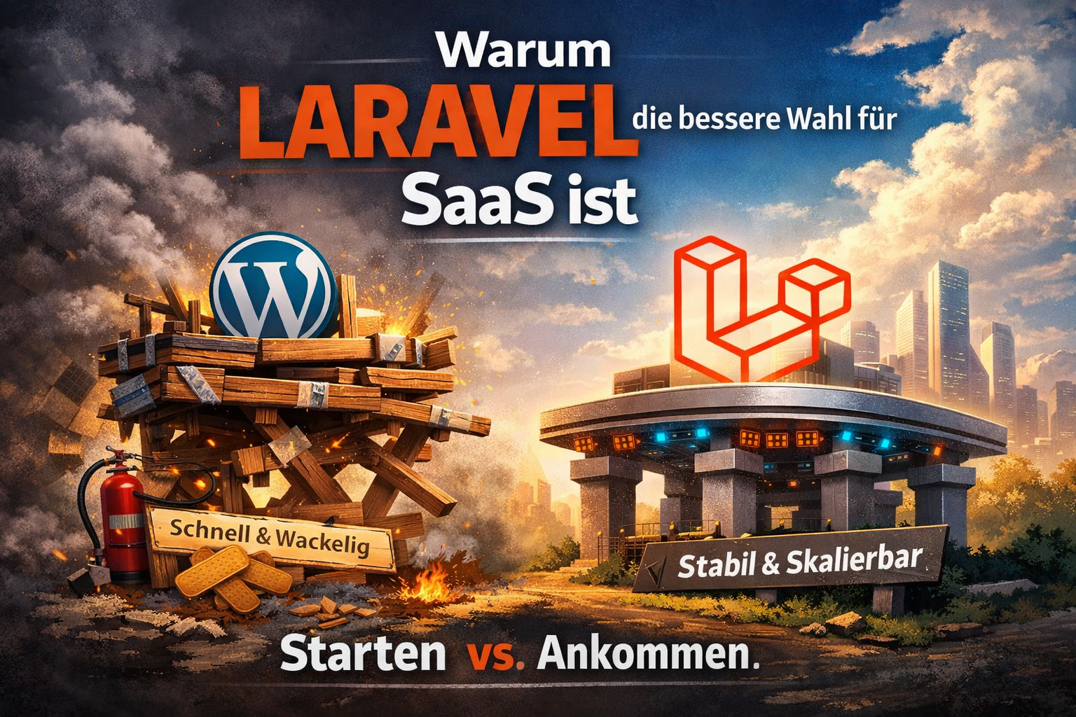 Warum Laravel die bessere Wahl für SaaS ist